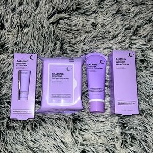 BRAND NEWW “GLOBAL BEAUTY CARE” CALMING NIGHT SET OF (4) SKIN CARE SET!!!